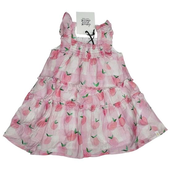 NWT Deux Par Deux Size 2 Peachy Veil Dress - Picture 1 of 6